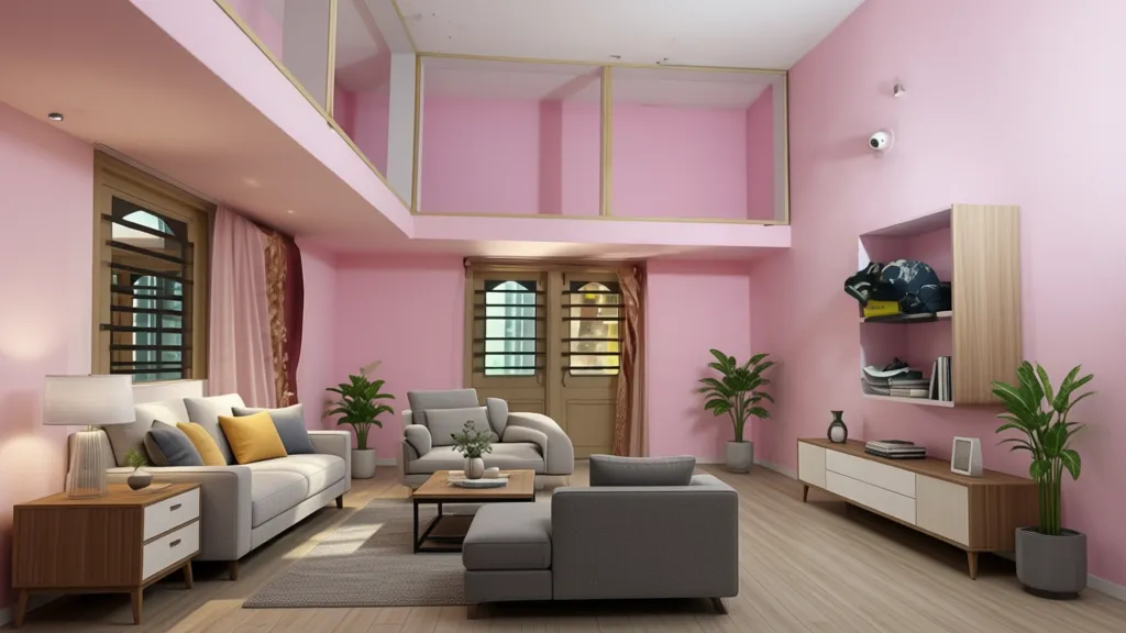 Living room after user design